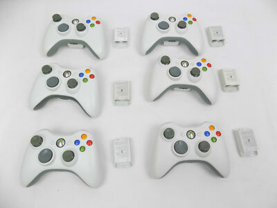 新品 Microsoft XBOX 360 ワイヤレスコントローラー ホワイト Official Microsoft Xbox 360 White Wireless Controller OEM