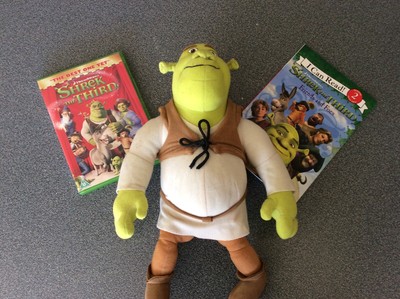 GROSSES SHREK-PAKET INKL. SHREK DIE DRITTE DVD & SHREK KINDERBUCH reduziert £10,00****