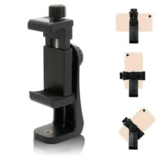 Tripod Phone Mount Holder Head 1/4  Standard Screw Adapter for Cell Phone Camera
