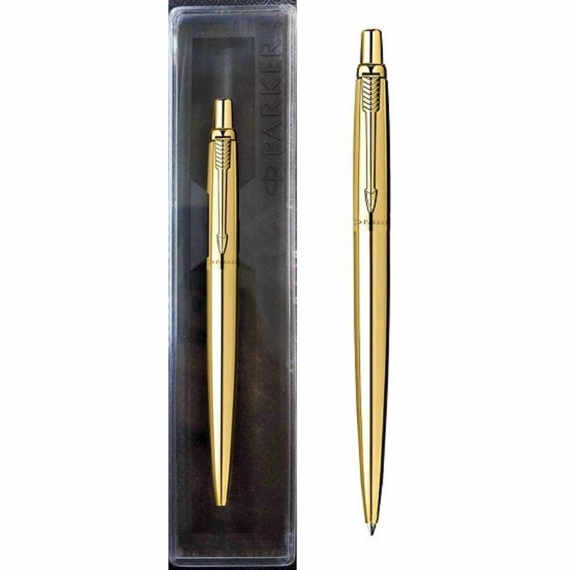 New Parker Jotter London Gold Stainless Steel GT Ballpoint Pen
