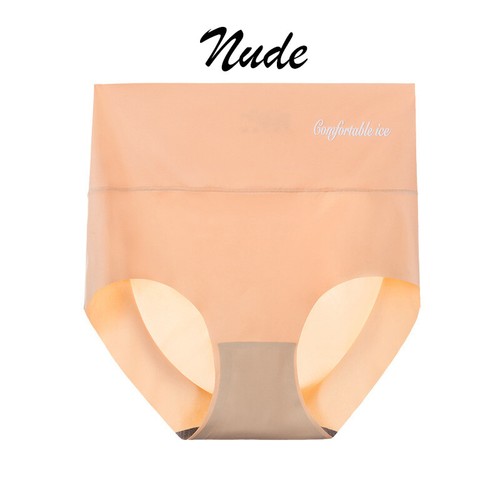 Women's Ice Silk Briefs Slimming High Waist Panties Knickers Lingerie Underwear - Picture 10 of 31