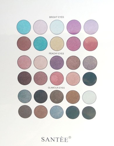 Paleta de sombras de ojos de 30 colores brillante, brillo, acabado mate brillante melocotón glamour - Imagen 4 de 5