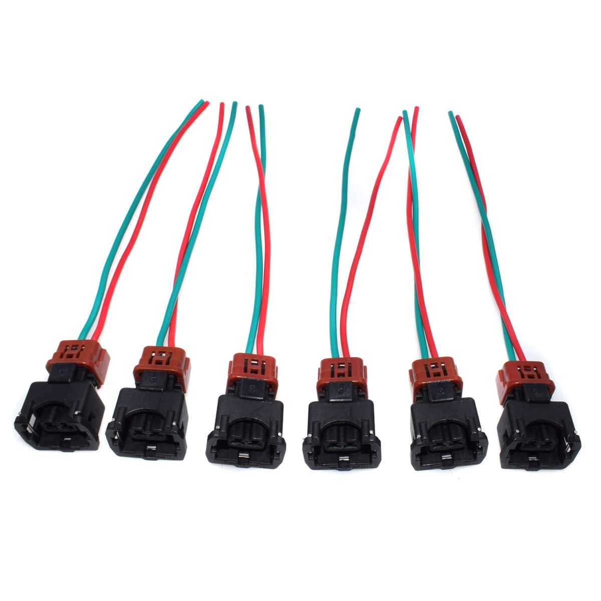ODJ CHIEN66  6X Fuel Injector Connector Pigtail Harness For Nissan Maxima