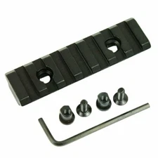 Keymod 7 Slot Picatinny Weaver Accessory Rail Sections -  Aluminum 3 inch