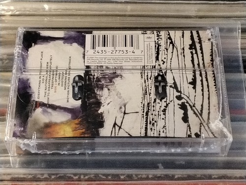 RARE ORIGINAL RADIOHEAD KID A 2000 CASSETTE USA EDITION STILL SEALED INDIE ROCK - Picture 2 of 5