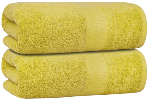 Super Jumbo Bath Sheets Egyptian Cotton Soft Extra Large Bath Towel (100x200 CM) - Picture 92 of 103