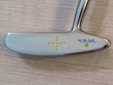 SPECTACULAR CUST REF T.P.MILLS #2 PUTTER BY SPALDING - NEW LEATHER GRIP - 35"