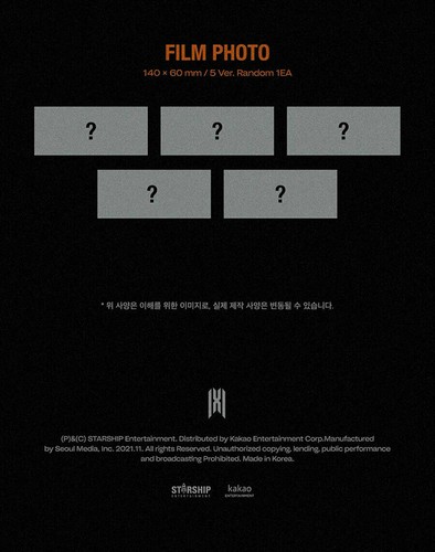 MONSTA X NO LIMIT 10th Mini Album RANDOM CD+Buch+Karte+Poster+Pre-Order+etc+GIFT - Bild 8 von 11