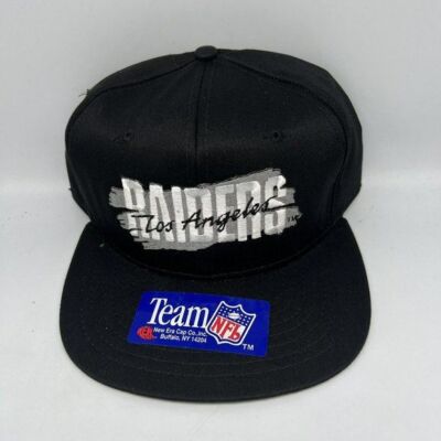 Vintage Las Vegas Raiders Los Angeles Oakland M/L New Era Hat Snapback Cap