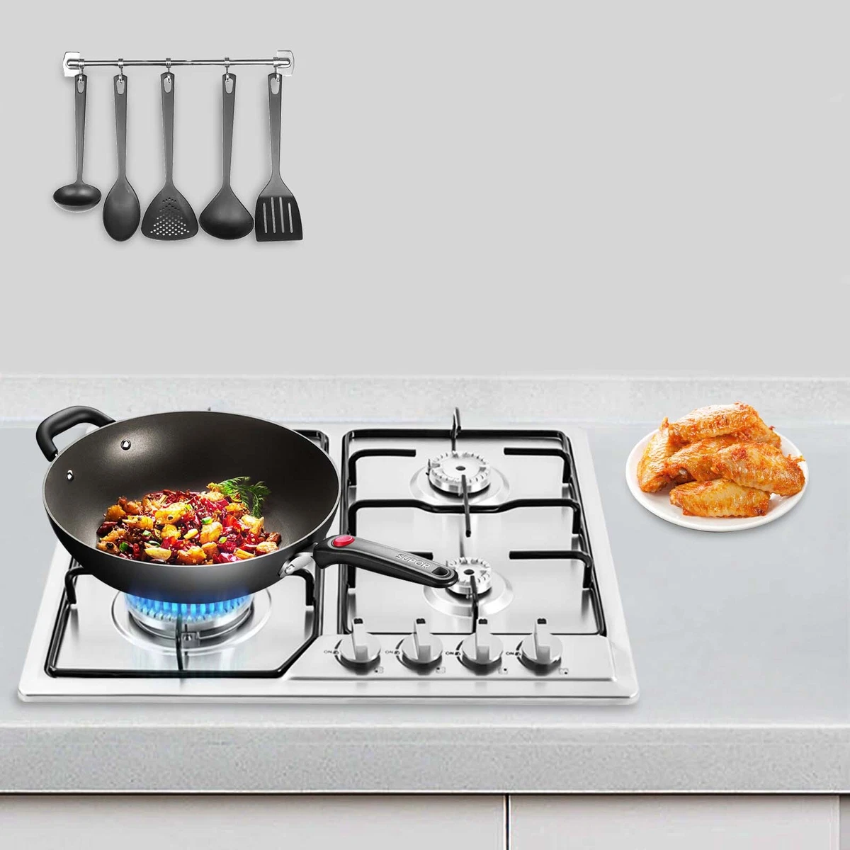 Lp gas top stove top