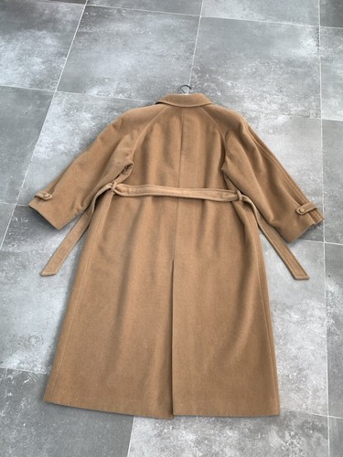 Women's HERNO Cashmere OVERSIZED Trench Coat Formal Jacket Mac IT 48 EU 44 UK 16 - Picture 19 of 24