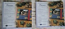 Lot 2 Creative Memories 7X7 Pizzazz Pages 12/pkg Dark Blue w/red - BRAND NEW