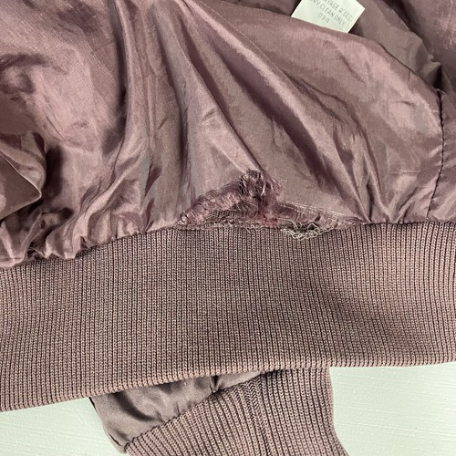 Members Only Jacket Coat Mens Sz 42 RARE Insulated Burgundy Bomber VTG 80s - Picture 16 of 17