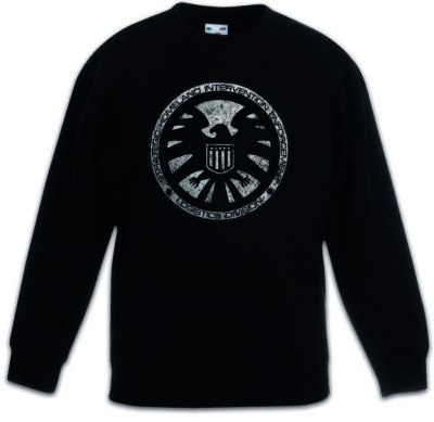S.H.I.E.L.D. VINTAGE LOGO II Kinder Pullover Nick SHIELD Fury Hydra Sign Symbol