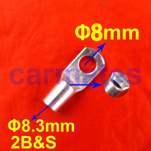 NUEVO 10 terminales de lengüeta 35-8 más reductor térmico para coche de tracción en las cuatro ruedas con cable engarzado - Imagen 2 de 3