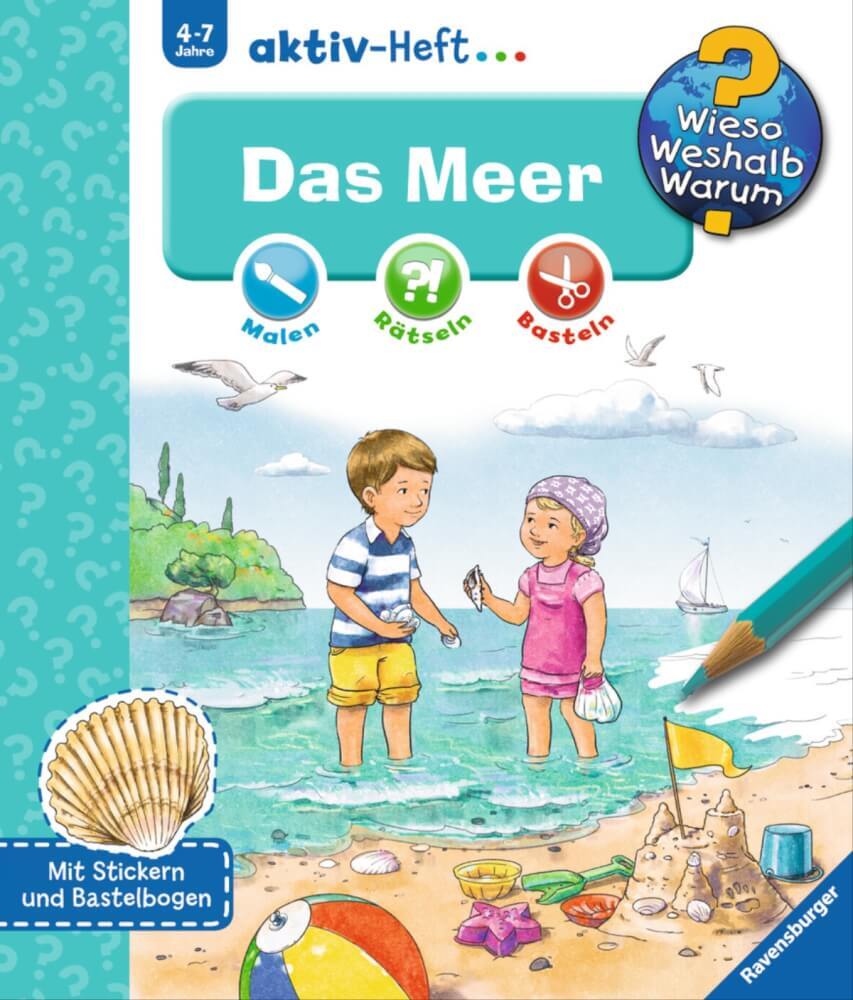 Thumbnail - Ravensburger 32687 Wieso? Weshalb? Warum? Aktiv-heft Das Meer