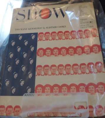 APRIL 1963 TOO MANY KENNEDY'S? O'HARA HOLLYWOOD STYKA SHOW MAGAZINE