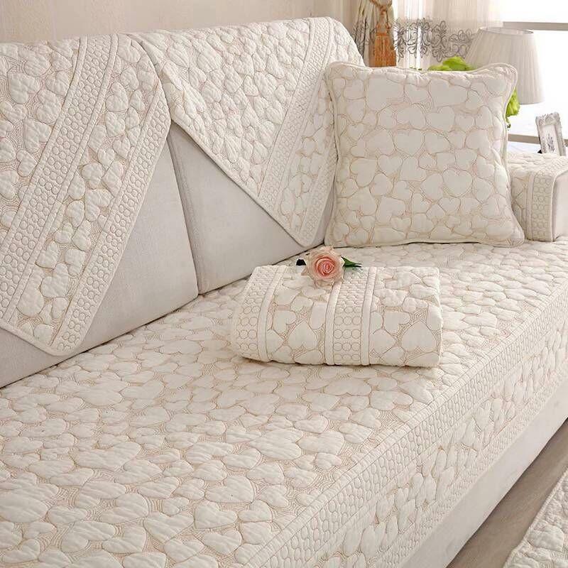 Uiterlijk Vervuild attent Classy European Style Cotton Sectional Sofa Covers | eBay