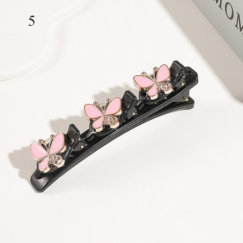 Haarnadel Seite Bangs Clip Tooth-Shaped Perle Kristall Blume Geflochten Haar ✪ ↑ - Bild 17 von 67