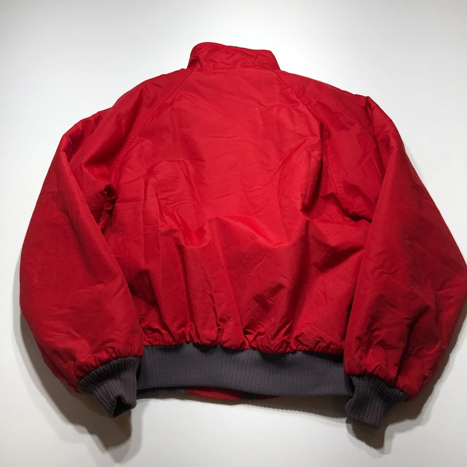 EMS Eastern Mountain Sports Jacket Mens Size M Polar Fleece Red Mediumweight Zip - Image 3 of 4
