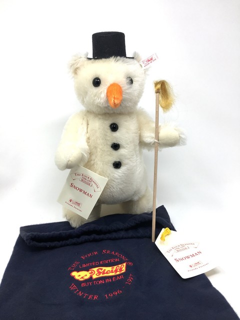 snowman teddy bear