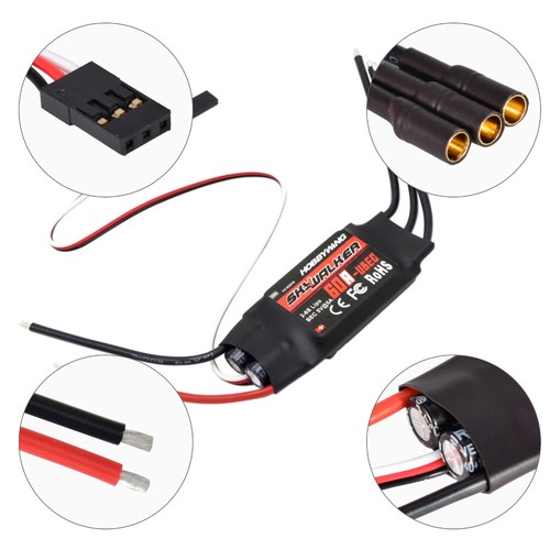 Hobbywing Skywalker 50A Brushless ESC Speed Controller w/ BEC for RC Helicopter - Picture 11 of 13