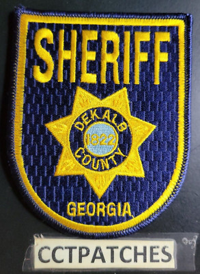 DEKALB COUNTY, GEORGIA SHERIFF SHOULDER PATCH GA | eBay