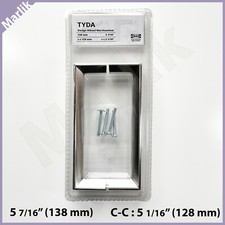 IKEA TYDA Cabinet Pull Handles, 5 7/16", 138mm (c-c 128 mm) Stainless Steel, NEW