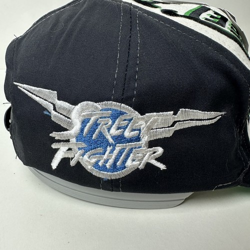 Vtg 1996 Street Fighter 2 Guile Hat Capcom Promo AOP Snapback Cap NWT - Picture 16 of 17