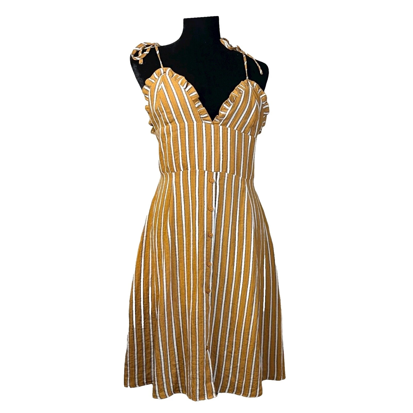 Vestidos de Rayas Blanco para Mujeres