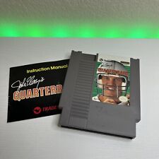 John Elway's Quarterback w/ Manual Nintendo NES Clean Tested Authentic TRADEWEST