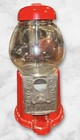 Vintage Collectable Gumball Machine 1985 Carousel 9" Red Metal & Glass - (51)