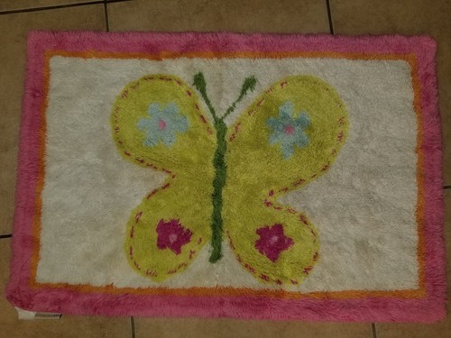 Pottery Barn Kinder "Schmetterling" Akzent Teppich/Badematte 22 x 33