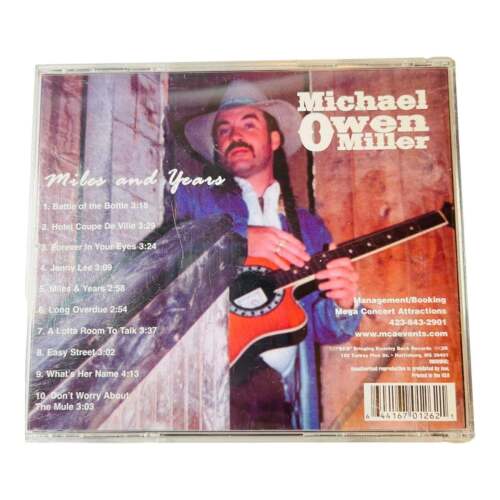 Michael Owen Miller CD Miles and Years 2000 BKB Schallplatten - Bild 2 von 2