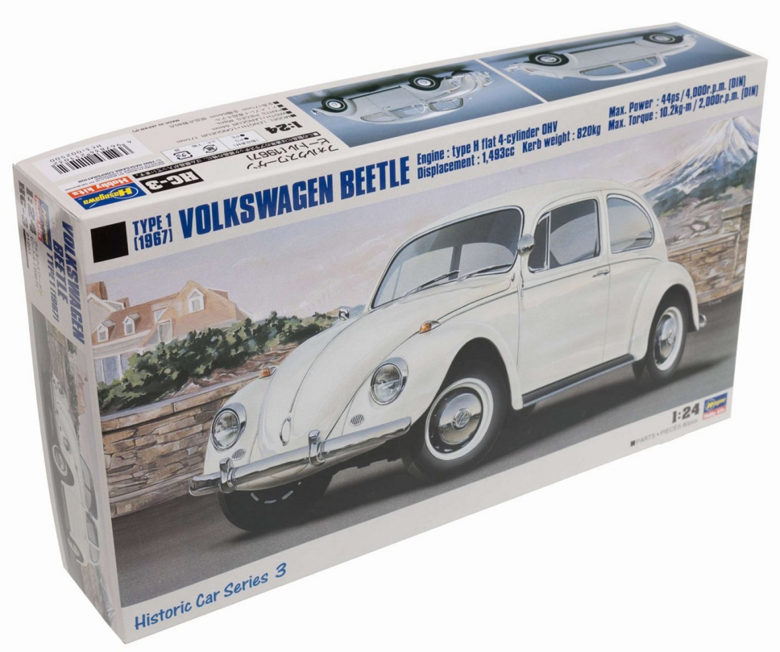 VW Beetle Type 1 ( 1967 ) 1 24 ( Hasegawa ) VW Beetle Type 1 ( 1967 ) 1 24 ( Hasegawa )