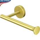 New ListingStainless Steel Toilet Paper Holder Wall Mount Tissue Roll Holder Gold Rustproof