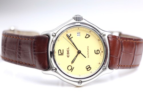 Ebel 1911 Senior Automatic Mens Watch, Pale Yellow Dial, 9080241 - Picture 2 of 16