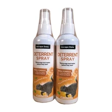 LOT OF 2  Cat Deterrent Spray Natural Indoor & Outdoor Safe Herbal Formual
