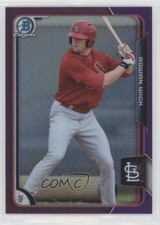 2015 Bowman Chrome Prospects Purple Refractor 117/250 Rowan Wick #BCP175 07rd