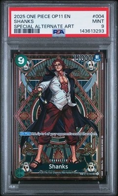 Shanks One Piece A Fist of Divine Speed OP11-004 ST16-004 Special