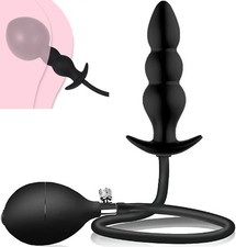 Inflatable Plug, Super Große XXL Aufblasbarer Anal Stecker für Vagina Anus E