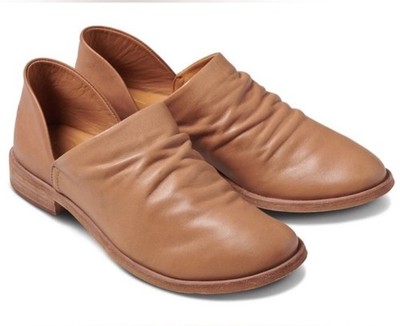 Beek Puffin Bootie Womens 7 Saddle Brown Leather Slip On Comfort Shoes