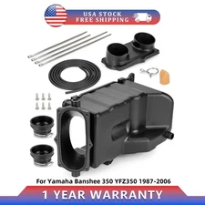 Air Box+Boots Lid Intake Duct For Yamaha Banshee 350 Airbox Air Filter Box 87-06
