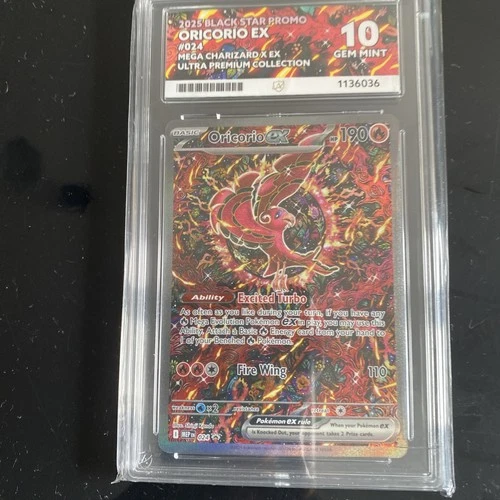 Pokemon TCG Oricorio EX Black Star Promo MEP024 ACE 10