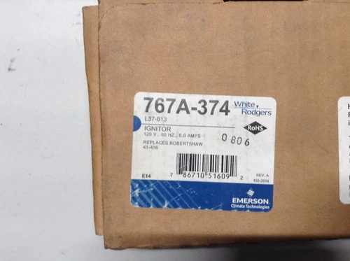 OEM NEW White Rodgers Emerson Hot Surface Ignitor 767A-374