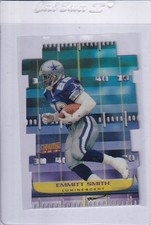 1999 Stadium Club 3X3 Luminescent T2B Emmitt Smith Dallas Cowboys 1 in 144 packs