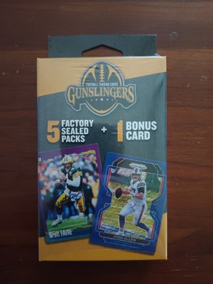 Gunslingers NFL Football Box. 5 Packs + Bonus Card Mystery Sealed New In Hand