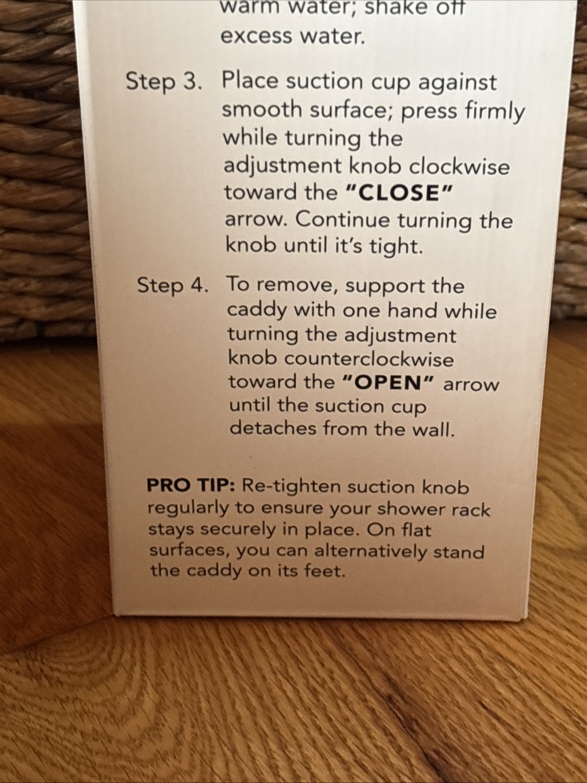 Kitsch Self Draining Shower Caddy w/ Suction Cup Rust Proof Bar Soap Holder New