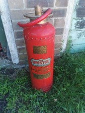 VINTAGE "THE BRISTOL" RED FIRE EXTINGUISHER (9)