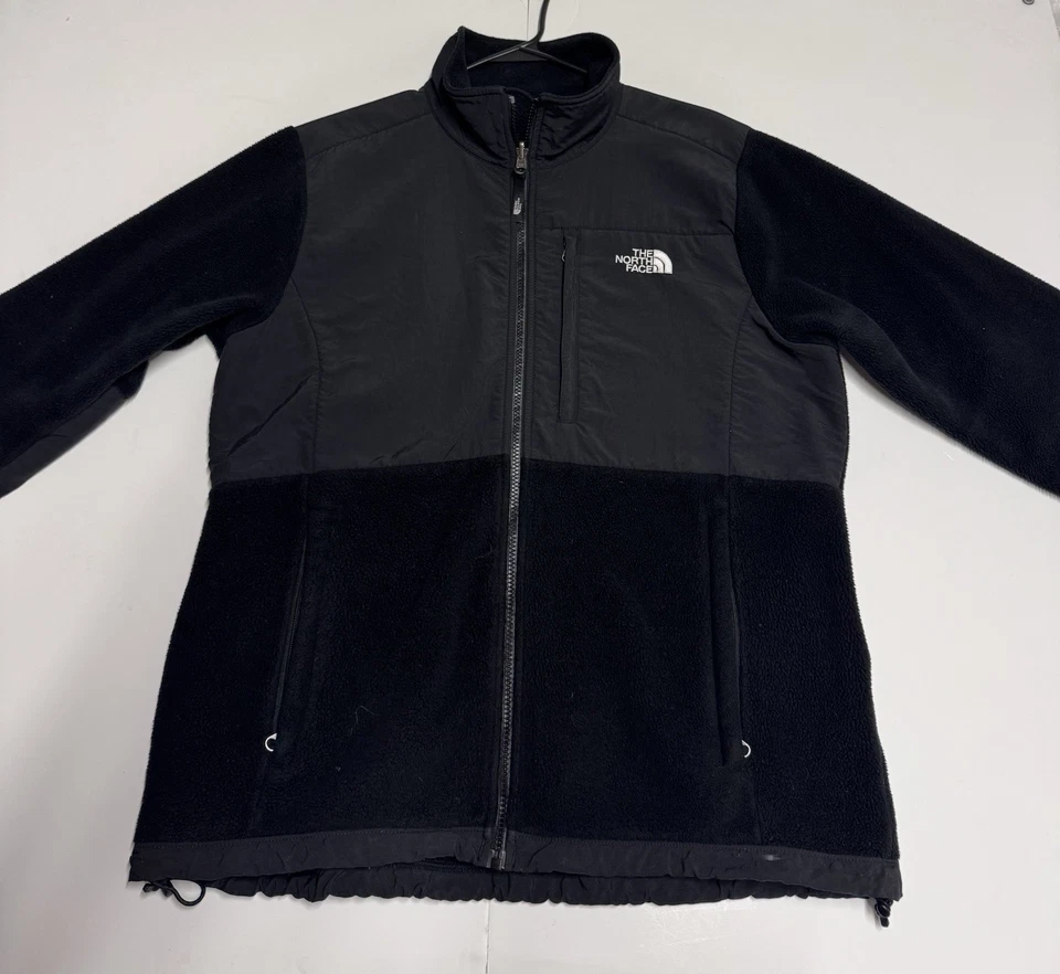 Chaqueta polar Denali negra XL Polartec cremallera completa The North Face para mujer Foto 2 de 4
